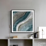 Pure hand painted living room sofa wall scenery gold Fortune Tree manual painting canvas frame art work oil painting golden tree