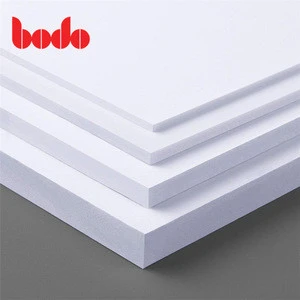 PVC Foam Board Plastic Flat Sheet Board PVC Expansion Sheet White Color Foam Sheet DIY Material Building Model Customized Size