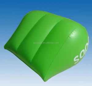 pvc inflatable pillow with logo printing