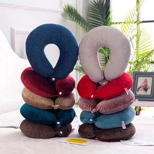Qetesh 2019 New Design Soft Neck Support Rest Travel Pillow