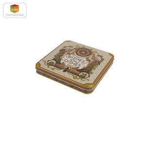 Quality-Assured Customized Design Tea Can Square Large Tin Box With Lid