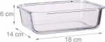 quality guarantee glass container storage pyrex lunch box with great price
