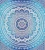 Import Queen Blue Mandala Ombre Tapestry Hippie Mandala Bedding Printed Wholesale Indian Printed Tapestries Future Handmade from India