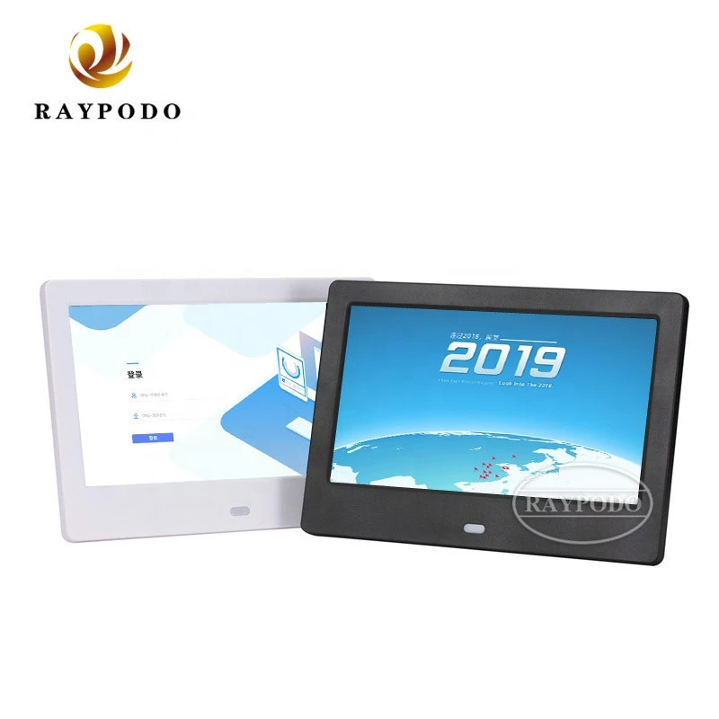 Raypodo 7 Inch android touchscreen digital photo frame with WIFI