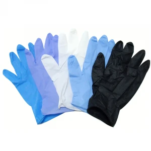 Raysen Disposable free latex powder Free Nitrile Examination Gloves safety gloves