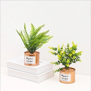 Realistic plant miniascape bedroom artificial plant