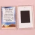 Import Rectangle shape blank plastic acrylic photo frame fridge magnet with picture insert from China