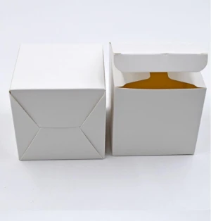 Recyclable Customize Size Gift Food Cosmetic Packaging Paper Box Foldable Kraft Small Paper Box