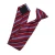 Import Red Navy Blue Polyester Jacquard Clip-on Striped Pre-Tied Custom School Uniform Ties from China