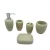 Import resin acrylic customized home decor stone ensemble bath sets from China