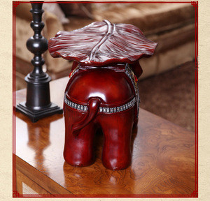 resin elephant stool home decor wedding souvenirs E0095B-2