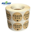 roll packaging custom printing logo sticker label