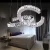 Import Round Ring Shape Natural Crystal Pendant Lamp Iron Led Chandelier Pendant Light For Din Room from China