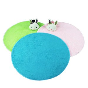 Round shaped soft blanket for prince princess toy tents use