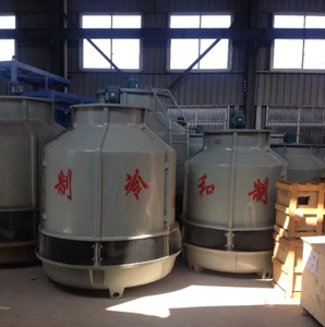 Round types closed water cooling tower for water cooling