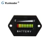 Runleader Battery Charge Indicator Discharge Indicator Meter Voltage Tester For Car Golf Cart RV Scooter Truck
