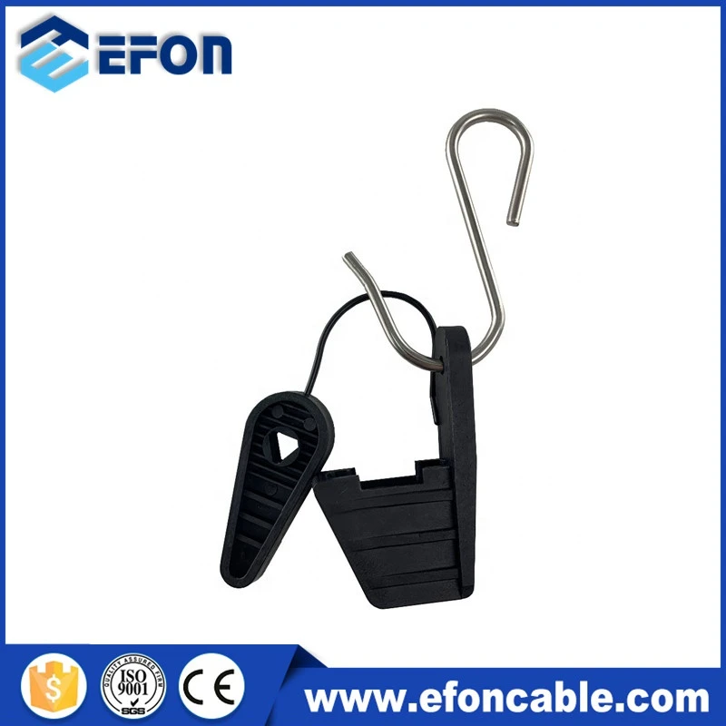 S-type Cable Fitting Fiber Optic Drop Wire Clamp