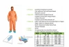 Safety Protective Clothing Disposable Lightweight Coverall Anti Dust Protective Clothing