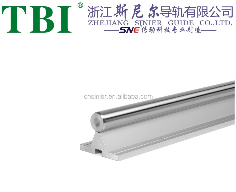 sbr16 16mm cheap aluminium linear motion guide rail with bearing sliding unit