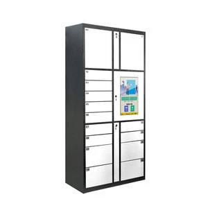 School supermarket storage 12 door locker smart Steel Parcel Locker