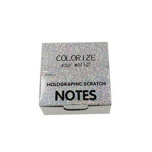 Scratch Painting 100 pcs With Mold Silver Scratch Notes