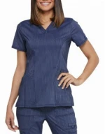 Scrub uniform. Denim fabric scrub uniform for woman