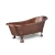 Import Shinny Copper Bathtubs With Brass Shinny Legs New Luxuries Design Hotels Bathroom Furniture Tubs Hot And Cold Water Freestanding from China