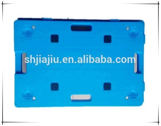 Silent/Quite plastic Moving dolly for plastic crate with wheels for plastic crate