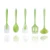 Import Silicone kitchen utensils 5-piece set  spoon  spatula spatula cooking spatula Kitchen cooking tool set from China