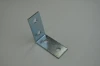 Silvery C-steel Galvanized Connector 4 Holes Stainless Steel Right Angle Brackets