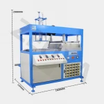 single station vacuum forming chocolate box vacuum forming machine for plastic dishes for samples making