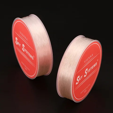 SKY GSC Elastic Cord 0.5~1.0mm Jewelry Cord  Jewelry Accessories Bracelet Necklace Beading Cord Transparent Color