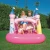 Import Small Beauty Pink Princess Jumping Castle Inflatable Bounce House from China