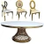 Import Small Dining Kitchen Set Dinning Folding Marble Round Storage Cabinet On Top Snooker Sofa Smart Restaurant Table from China