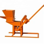 small home business adobe brick making machine qmr2-40, small soil clay brick making machine Brazil