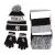 Import Small Order Custom Good Quality Knitted Beanie Scarf And Glove Set from China