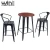 Import Small round marble dining table design restaurant table set from China