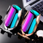 Smart sensor car wireless charger intelligent automatic clamping simple and fast wireless car charger