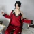 Import Smmoloa  Women  Pajamas Sleepwear Three-Piece Sets Cotton Lounge Wear Lace Robe+Cami Top+Pants Pajamas Sets from China