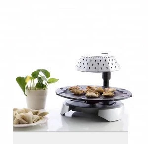 smokeless infrared heating indoor bbq grill microwave oven for home