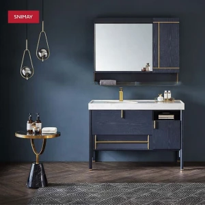 Snimay 2020 New Design Style 2 Sink Bathroom Vanity