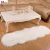 Import Soft Faux Sheepskin Rug Mat Carpet Pad Anti-Slip Chair Sofa Cover Rugs for Bedroom Faux Fur Rug from China