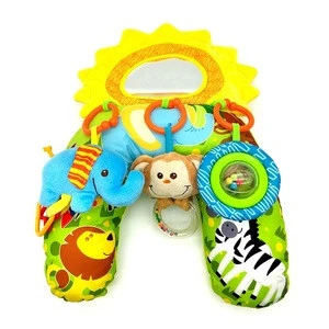 soft plush stuffed educational baby bed toys