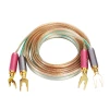 Speaker Cable with Gold-Plated Tips - CL2 REACH &amp; RoHS - 99.9% Oxygen Free