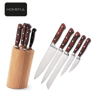 Special Design wood Handle Kitchen Knife /Royalty Line Knife Set