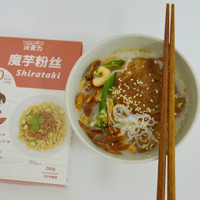 Spicy Instant Noodles Dried konjac noodles  Konnyaku Shirataki OEM