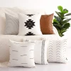 Square Cotton Pillow Covers Home Decorative Throw Cushion Cover Sets Geometric Patterns Pillow Cases for Sofa