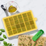 Square Cube with Lid Ball Silicon Custom Maker Form with Lids Set Silicone Mold Ice Tray