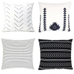 Square Pillow Covers Home Decorative Throw Cushion Cover Sets Geometric Patterns Pillow Cases for Sofa