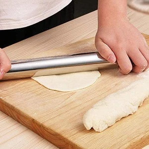 Stainless steel french rolling pin for baking